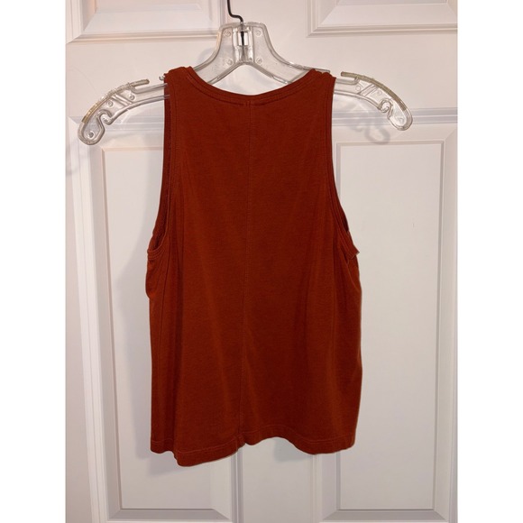 CALIA by Carrie Underwood Rust Orange High Neck Tank Top Womens XS Activewear - Picture 3 of 5